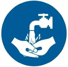 Znak - Nakaz mycia rąk GJ011