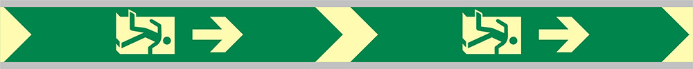 Znak - Ciąg ewak.; oznaczenie kierunku; imitacja profila EB008