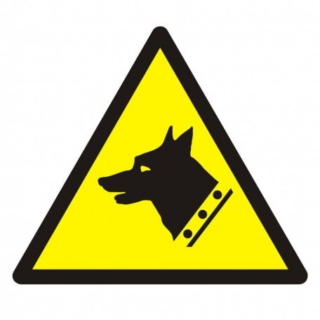 Znak - Ostrzeżenie przed złym psem GW013