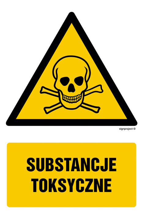 Znak - Substancje toksyczne GF005