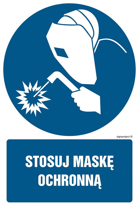 Znak - Stosuj maskę ochronną GL027