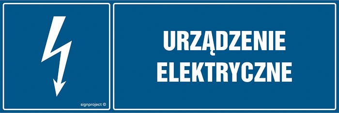 Znak - Urządzenie elektryczne HH016