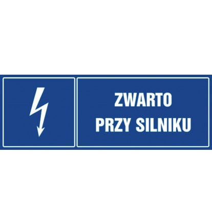 Znak - Zwarto przy silniku HH051
