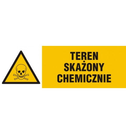 Znak - Teren skażony chemicznie NA002
