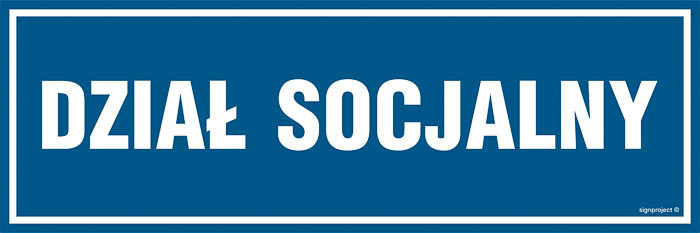 Znak - Dział socjalny PA289