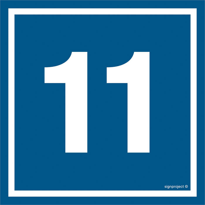 Znak - Liczba 11 PA411