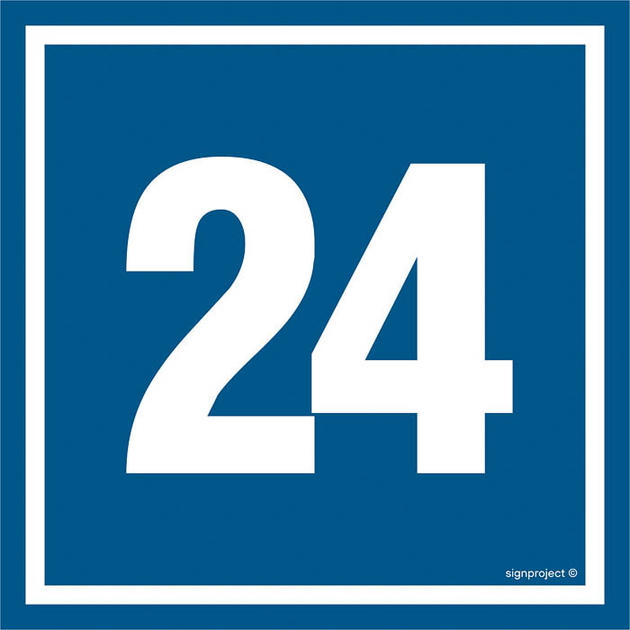 Znak - Liczba 24 PA424