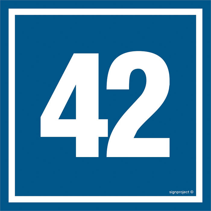 Znak - Liczba 42 PA442