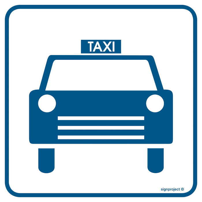 Znak - Postój taksówek RA040