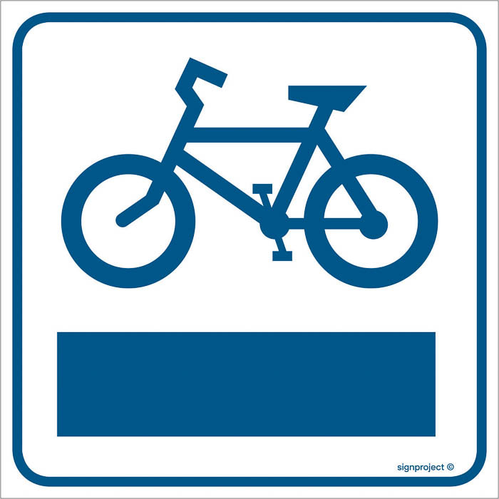 Znak - Ścieżka rowerowa RA121