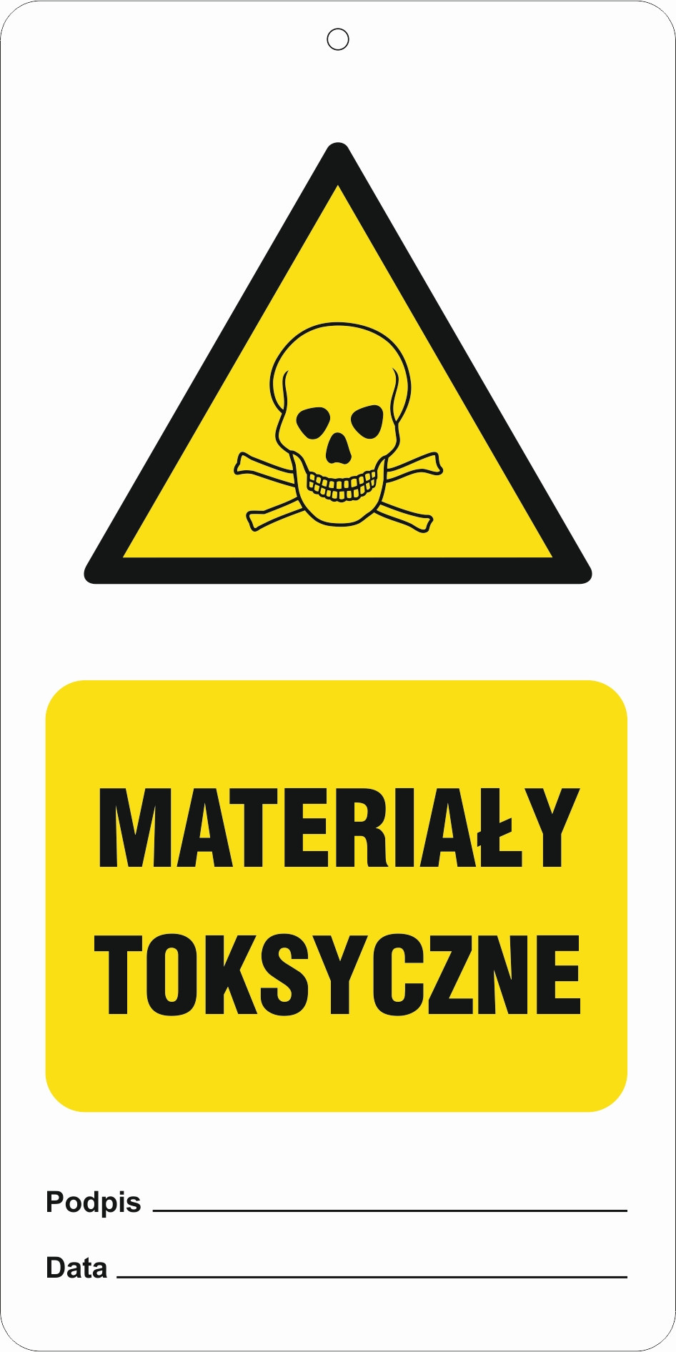 Znak - Materiały toksyczne RG406