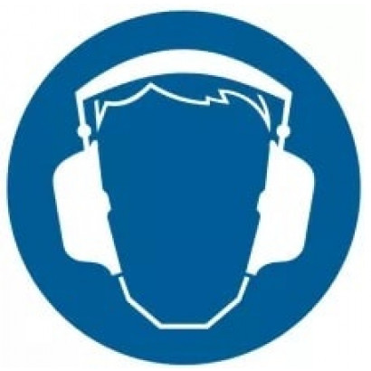 Znak - Nakaz stosowania ochrony słuchu GJ004