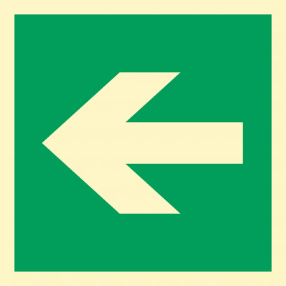 Znak - Znak ewakuacyjny "Kierunek drogi ewakuacyjnej" AA013