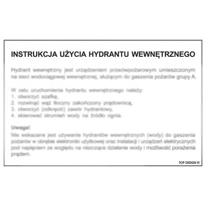 Instrukcja użycia hydrantu wewnętrznego DB029