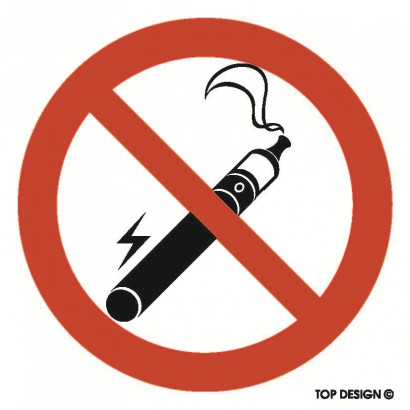 Znak - Zakaz palenia papierosów elektronicznych GB057