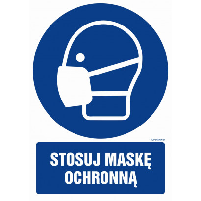 Znak - Stosuj maskę ochronną GL054