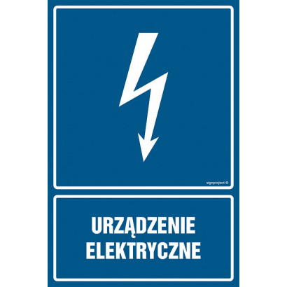 Znak - Urządzenie elektryczne HG016