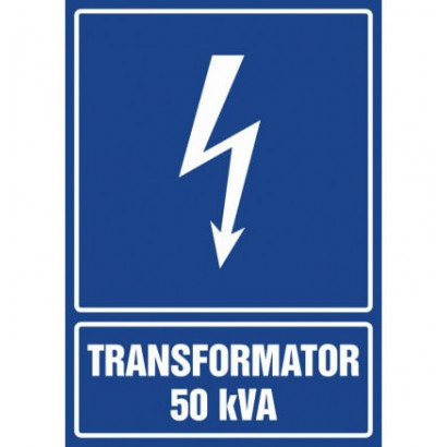 Znak - Transformator 50 kVA HG038