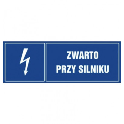 Znak - Zwarto przy silniku HH051