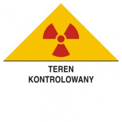 Znak - Znak ostrzegawczy do oznakowania terenu kontrolowanego KA007