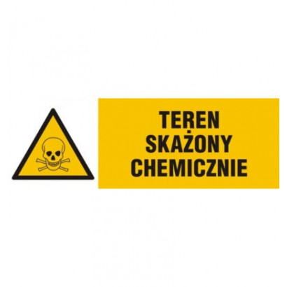 Znak - Teren skażony chemicznie NA002