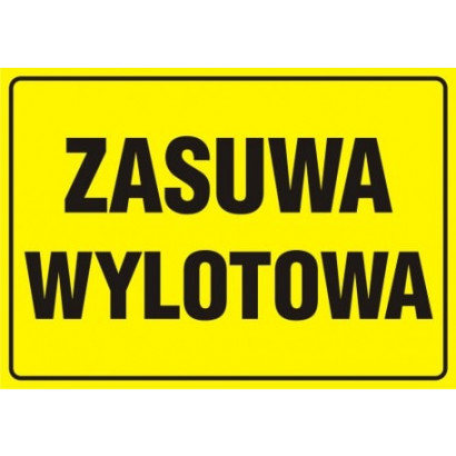 Znak - Zasuwa wylotowa JD013