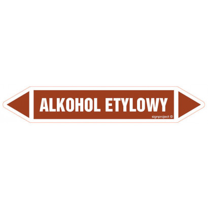 Znak - ALKOHOL ETYLOWY JF018