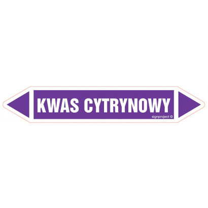 Znak - KWAS CYTRYNOWY JF243