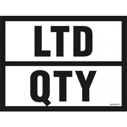 Znak - LTD QTY MC001