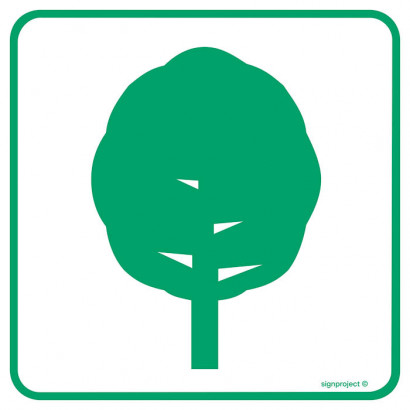 Znak - Skupisko drzew liściastych OD014