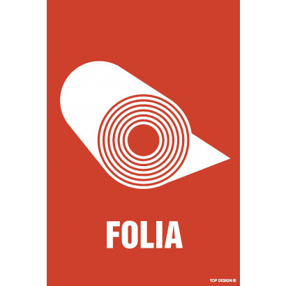 Etykiety na pojemniki na odpady Folia OD110