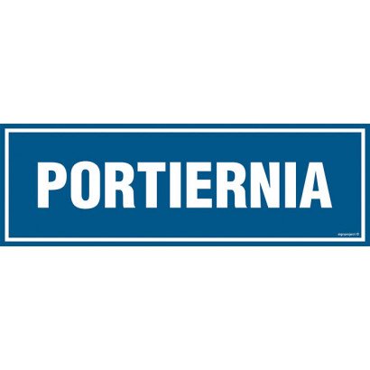 Znak - Portiernia PA006