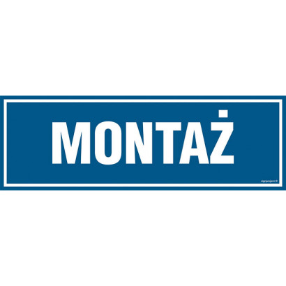 Znak - Montaż PA229