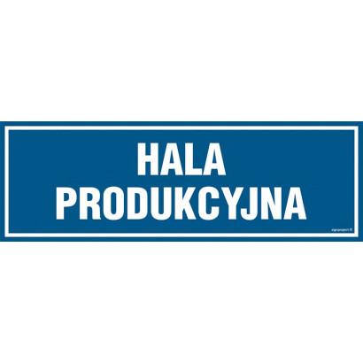 Znak - Hala produkcyjna PA250