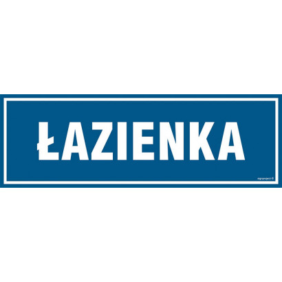 Znak - Łazienka PA323