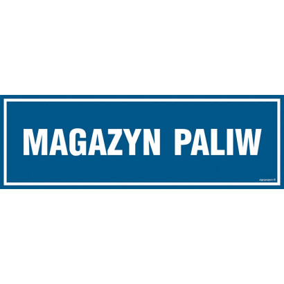 Znak - Magazyn paliw PA357