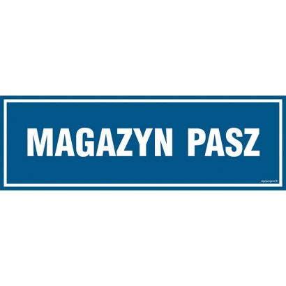 Znak - Magazyn pasz PA358