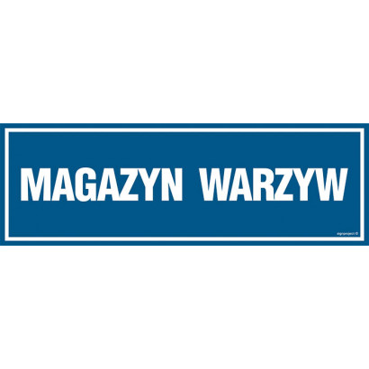 Znak - Magazyn warzyw PA368