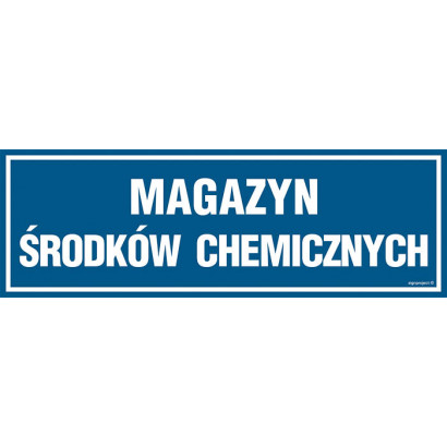 Znak - Magazyn środków chemicznych PA372