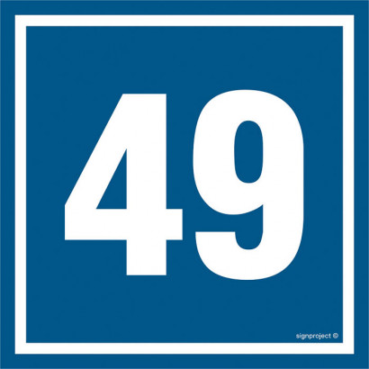 Znak - Liczba 49 PA449