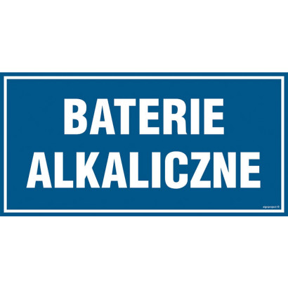 Znak - Baterie alkaliczne PA505