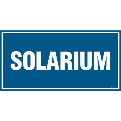 Znak - Solarium PA547