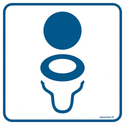 Znak - Toaleta 2 RA014