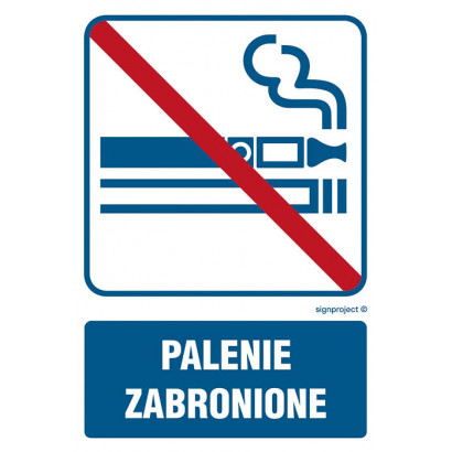 Palenie zabronione - znak
