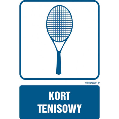 Znak - Korty tenisowe RD002
