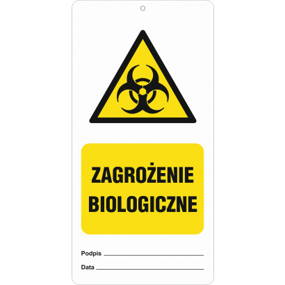 Znak - Zagrożenie biologiczne RG405