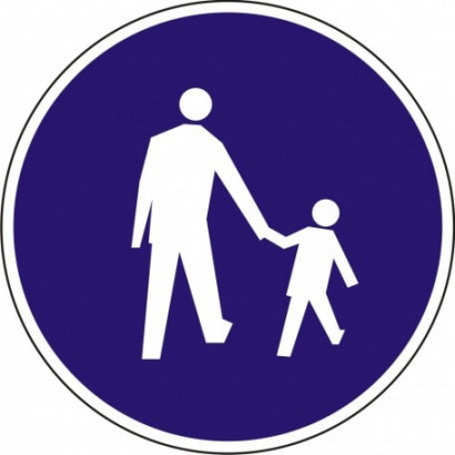 Znak - Droga dla pieszych SA054