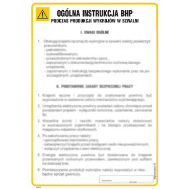 Instrukcja BHP dla sprzątaczek i osób zatrudnionych przy sprzątaniu IAA18