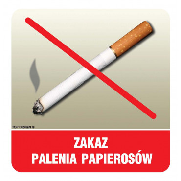 Znak - Zakaz palenia papierosów PC002